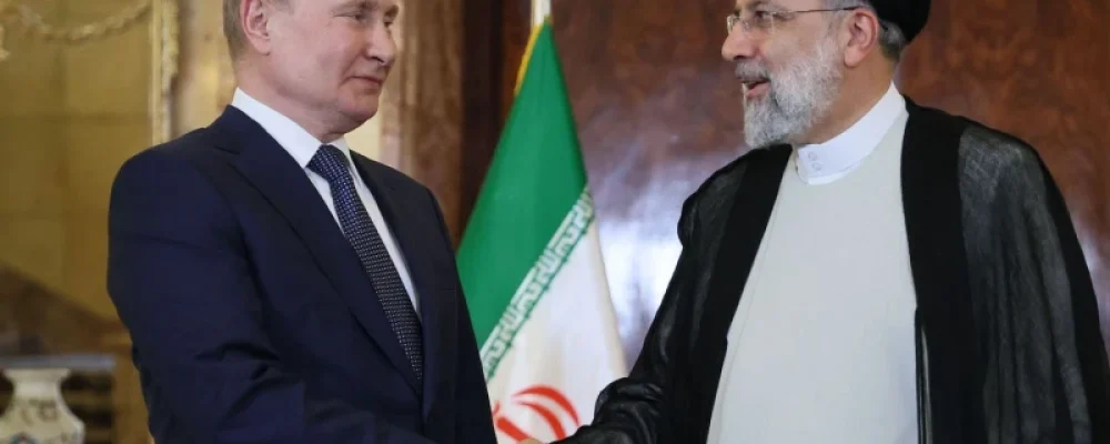 America's concern about the unprecedented military relations between Russia and Iran