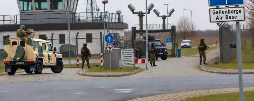 NATO air base security increased in Germany due to 'potential threat'