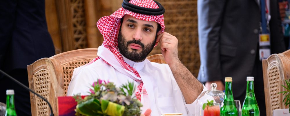 NUSA DUA, INDONESIA - NOVEMBER 15: Crown Prince Mohammed bin Salman of Saudi Arabia takes his seat ahead of a working lunch at the G20 Summit on November 15, 2022 in Nusa Dua, Indonesia. The new British Prime Minister aims to articulate his foreign policy vision here while grappling with economic instability at home. (Photo by Leon Neal/Getty Images,)