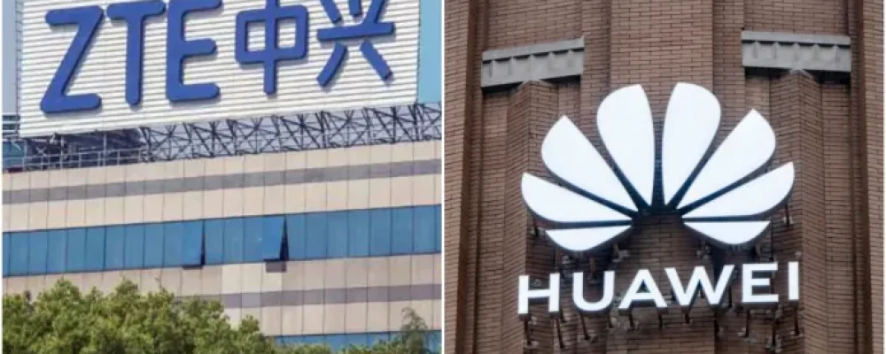The ban on the import of Chinese Huawei and ZTA equipment by the United States