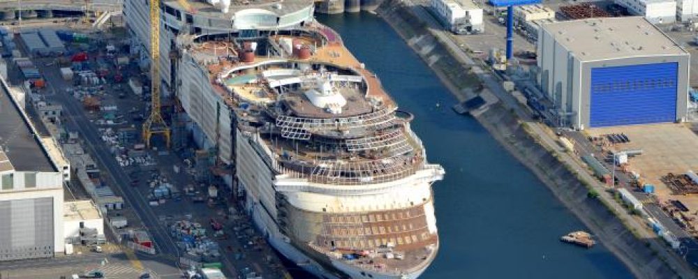 The events of the largest shipyard in the world