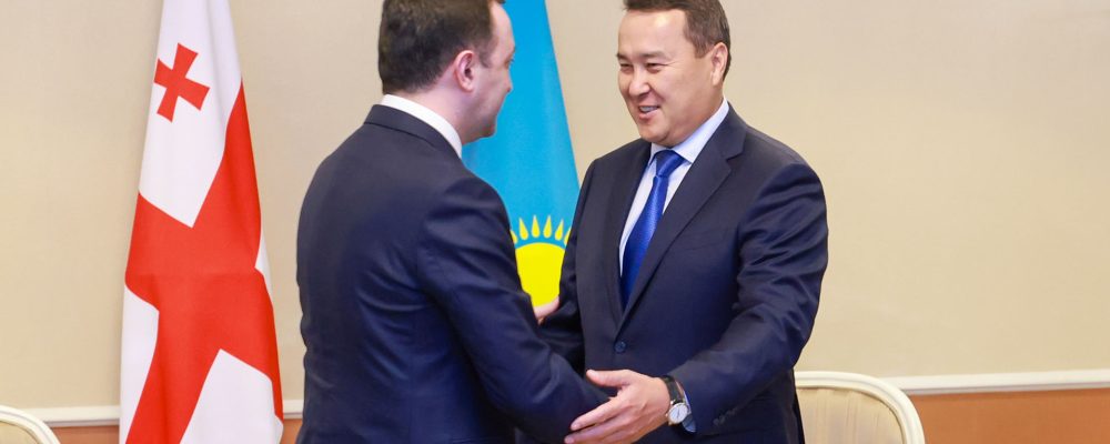 The meeting of the heads of Kazakhstan and Georgia in Almaty