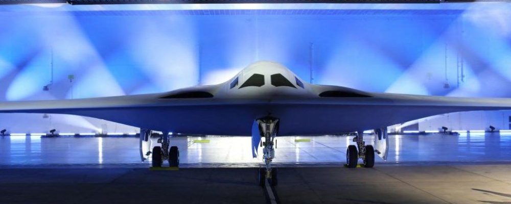 The unveiling of the advanced nuclear bomber of the US Air Force